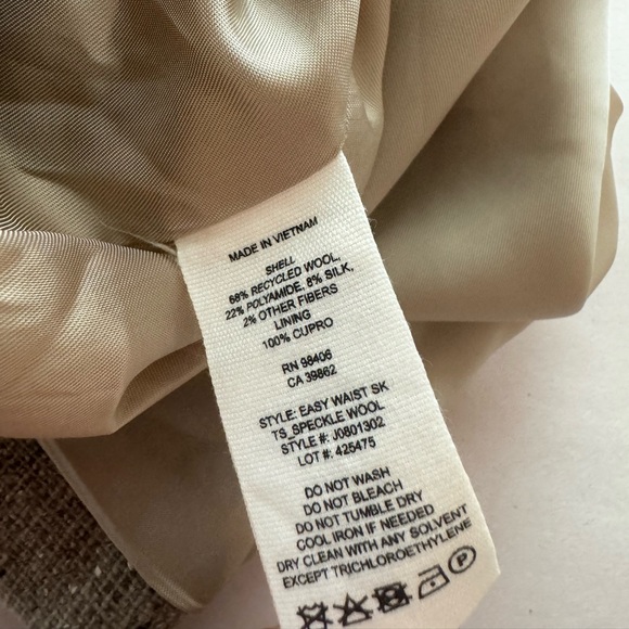 Theory womens Wool Blend Skirt 6 - Picture 7 of 10